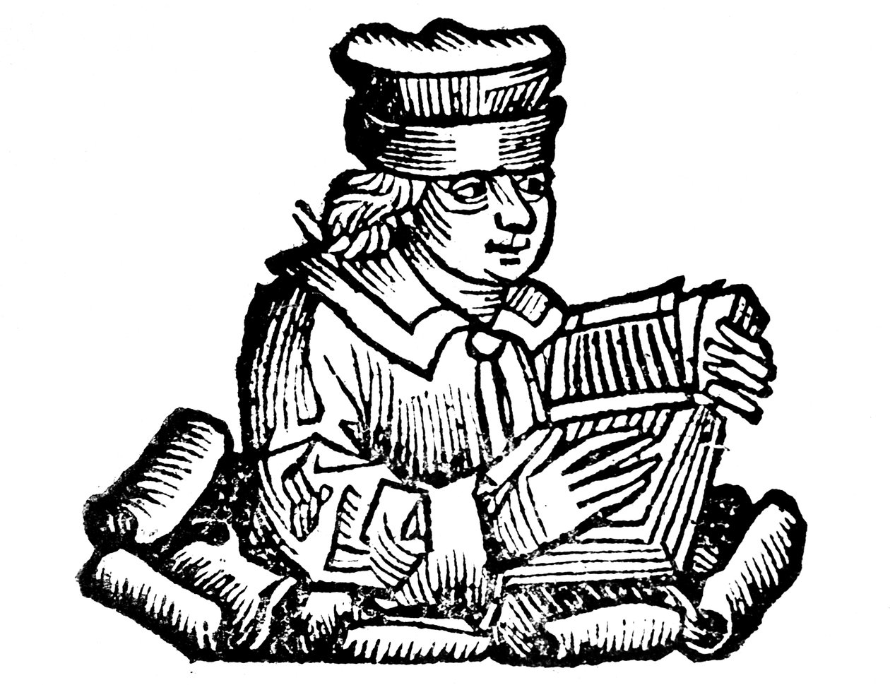 Aesop, gresk fabulist, 1493 av Unbekannt