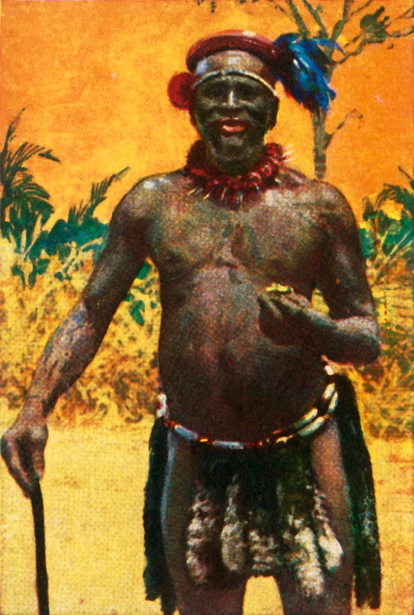Afrikansk stammeråd, c1928. av Unbekannt