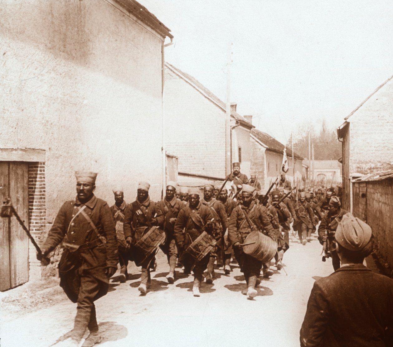 Afrikanske tropper, c1914-c1918 av Unbekannt