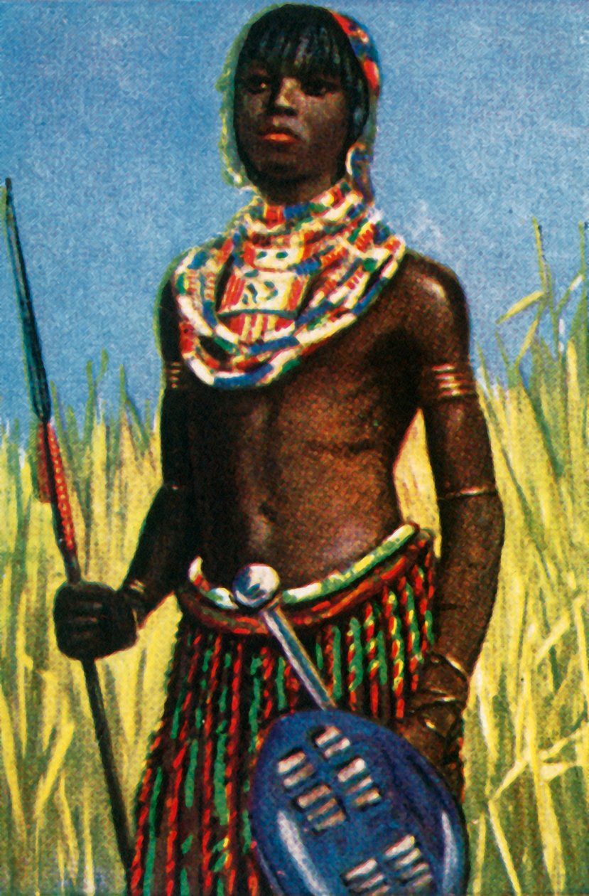 Afrikansk kriger, c1928. av Unbekannt