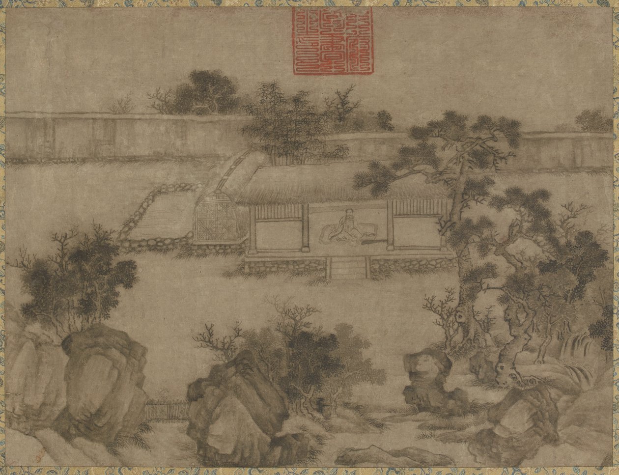 Etter Lu Hongs stråtak, Ming- og Qing-dynastier, 1600-tallet. av Unbekannt