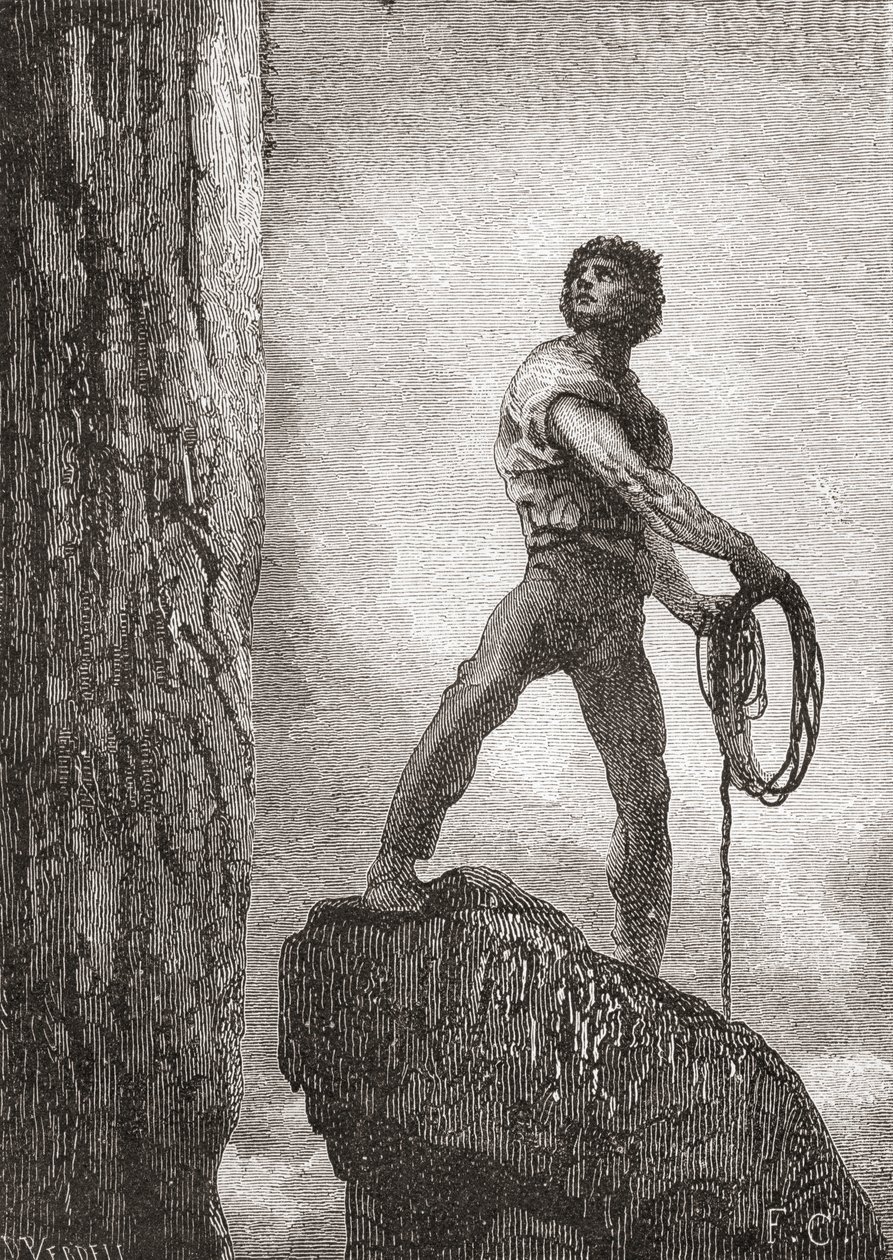 Etter et verk av Gustave Dore fra boken "The Toilers of the Sea" av Victor Hugo, fra "Life and Reminiscences of Gustave Dore", utgitt 1885 av Unbekannt