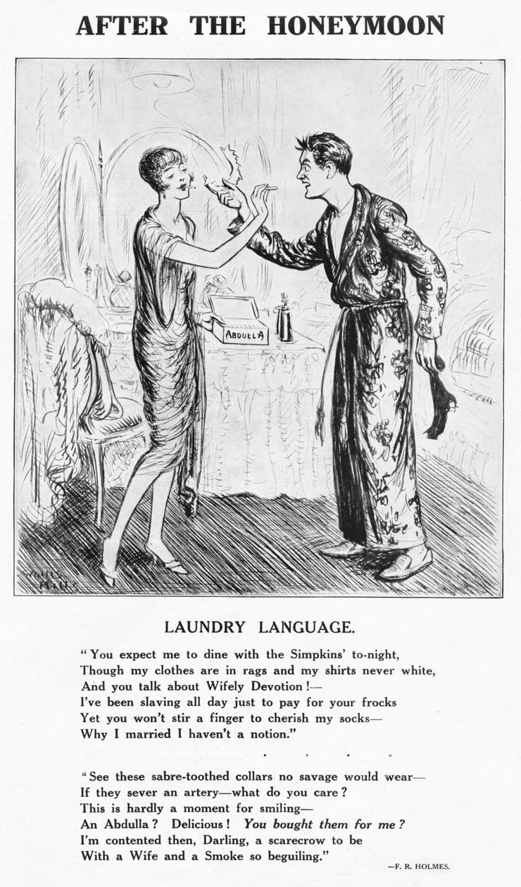After the Honeymoon - Laundry Luggage, 1927 av Unbekannt