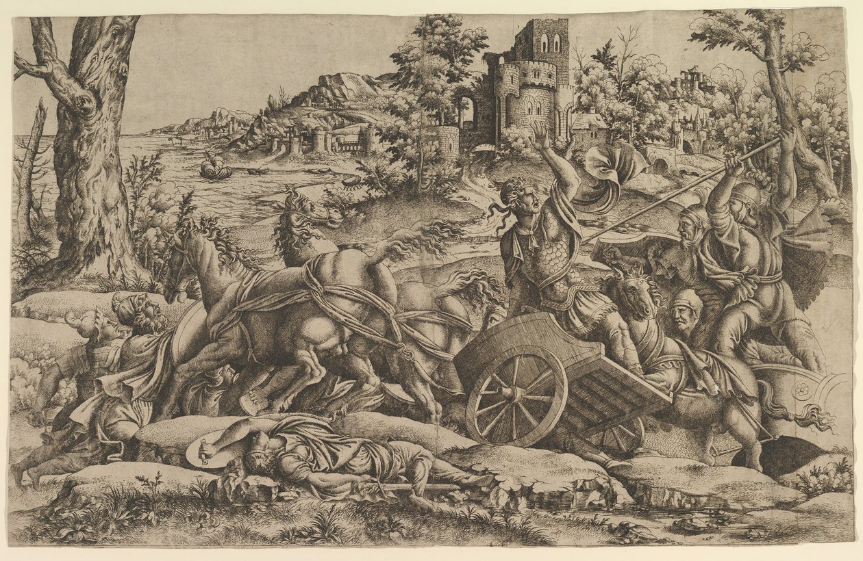 Agamemnon drepte Odios, ca. 1545. av Unbekannt
