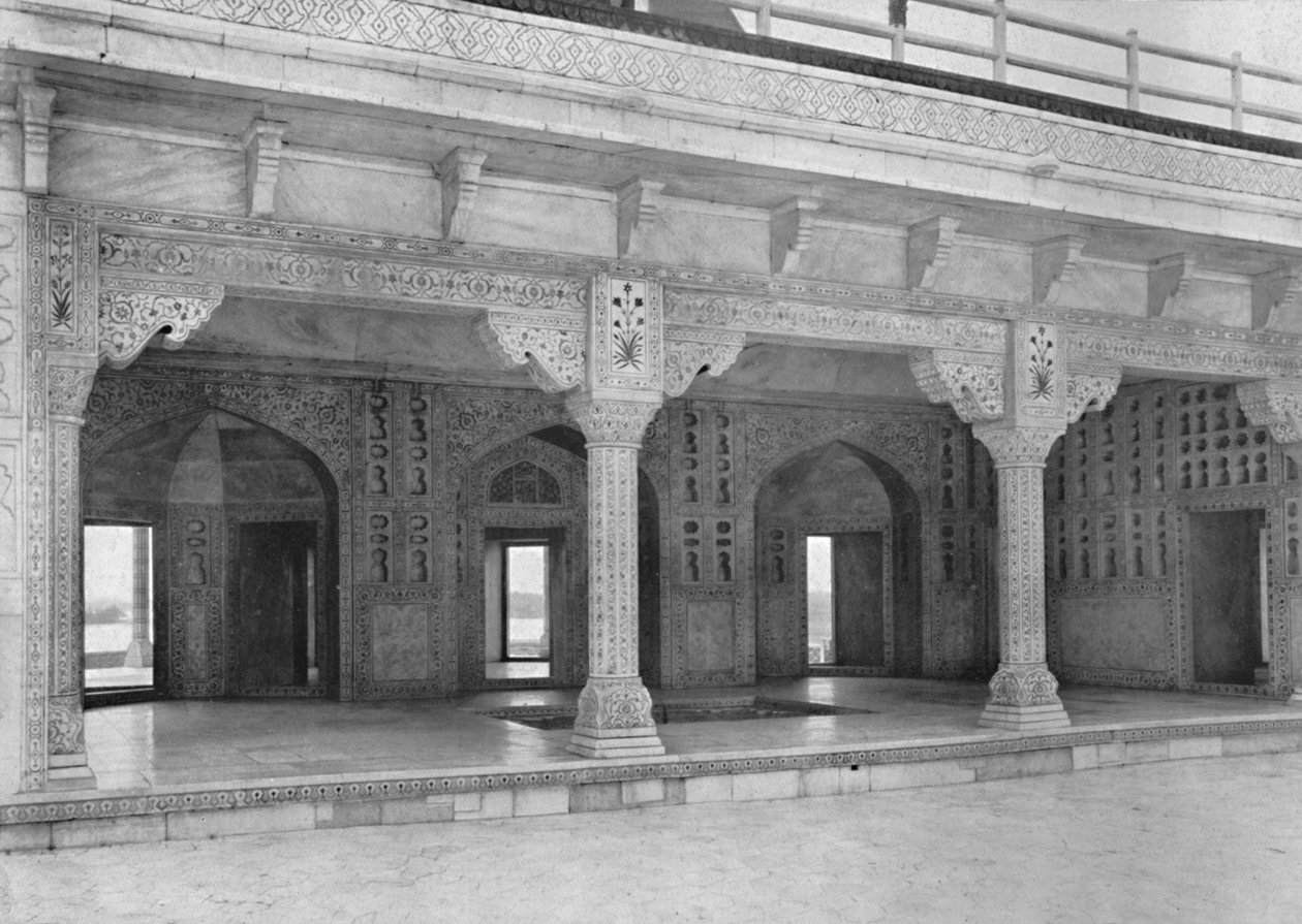 Agra. Et rom i Jasmintårnet, c1910. av Unbekannt