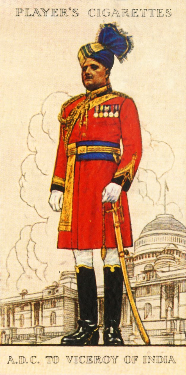 Aide-De-Camp til visekongen i India, 1936. av Unbekannt