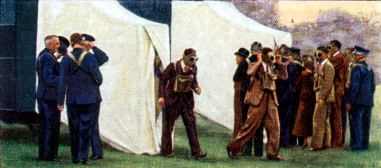 Air Raid Precautions, sigarettkort, britisk, 1938 av Unbekannt