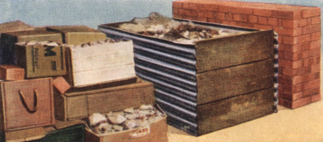 Air Raid Precautions, sigarettkort, britisk, 1938 av Unbekannt