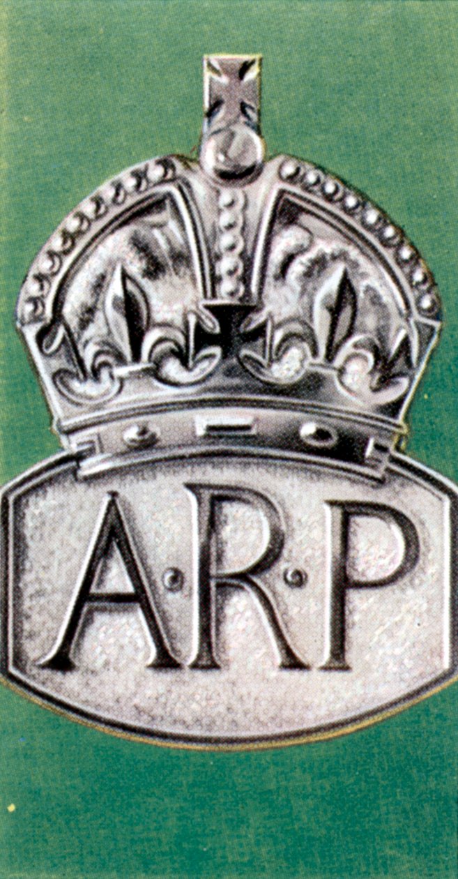 Air Raid Precautions, sigarettkort, britisk, 1938 av Unbekannt