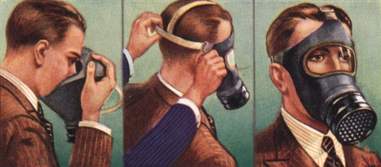 Air Raid Precautions, sigarettkort, britisk, 1938 av Unbekannt
