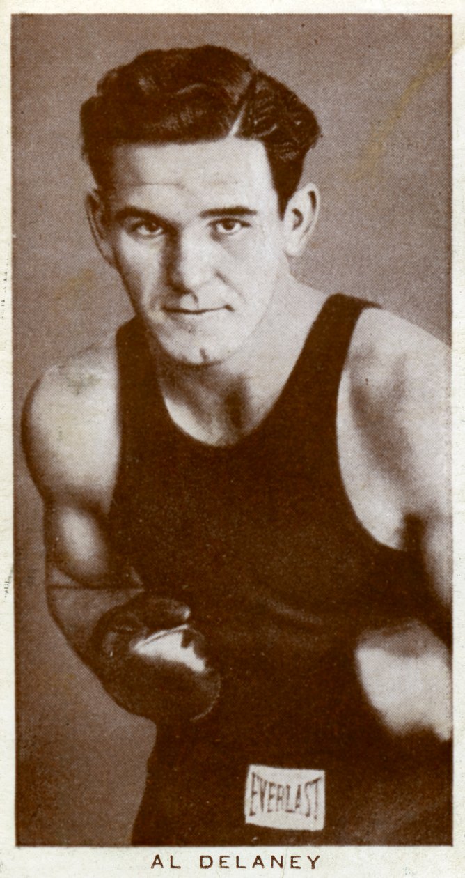 Al Delaney , kanadisk bokser, 1938 av Unbekannt