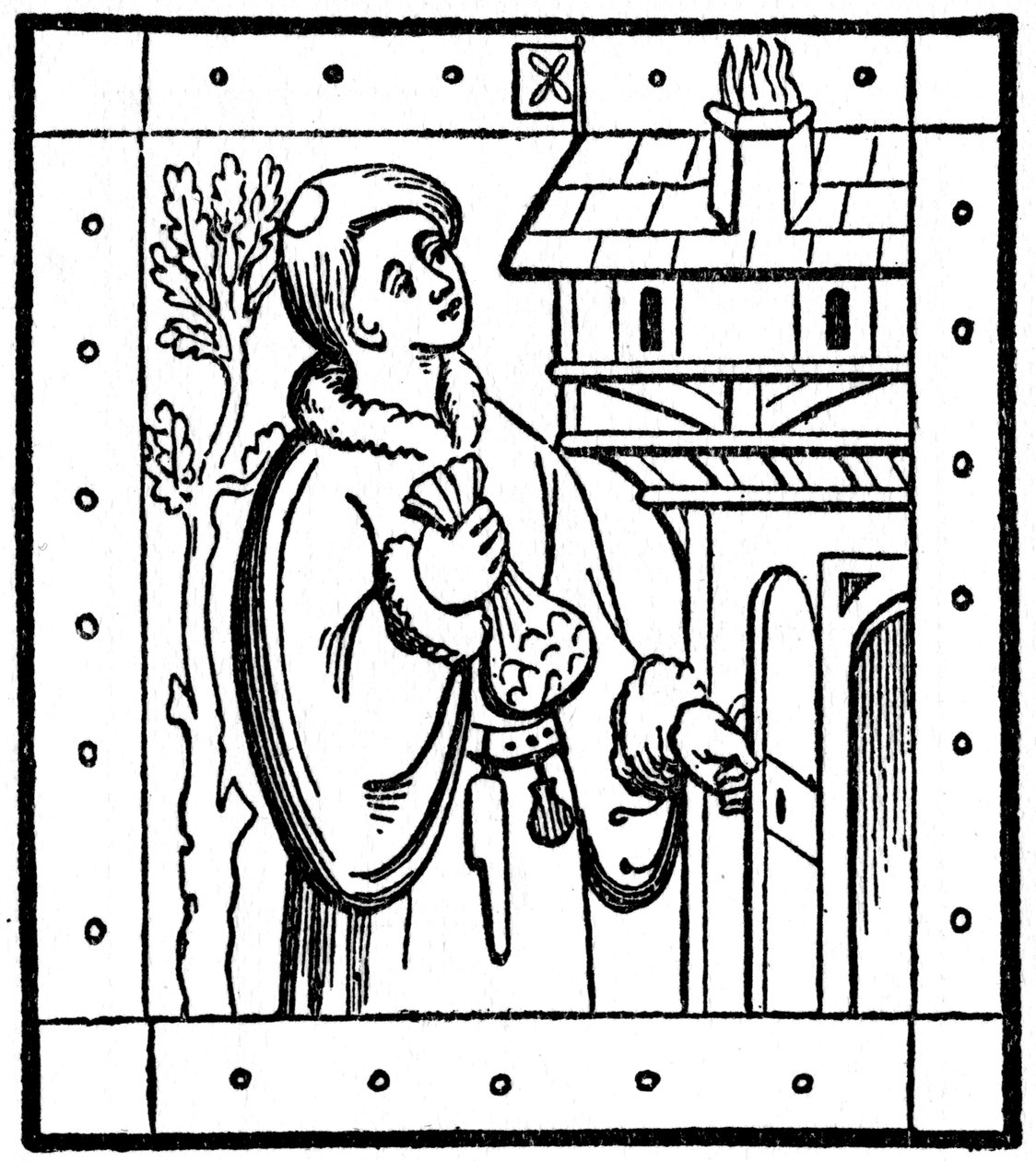 Alan Middleton, samler av husleie, 1400-tallet, 1910 av Unbekannt