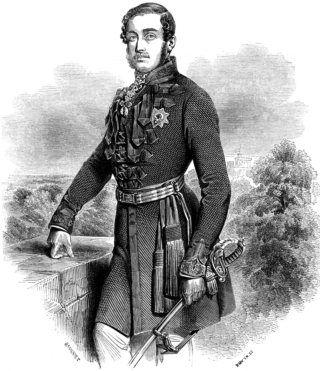 Albert 1819-1861, prinsgemal av dronning Victoria, 1844 av Unbekannt