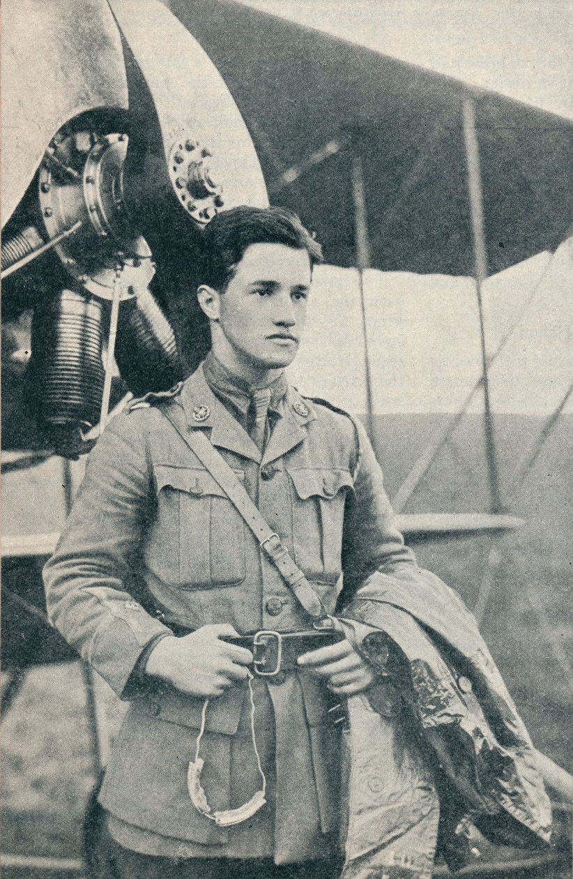 Albert Ball, britisk pilot fra første verdenskrig og mottaker av Victoria Cross, c1917 c1937 av Unbekannt