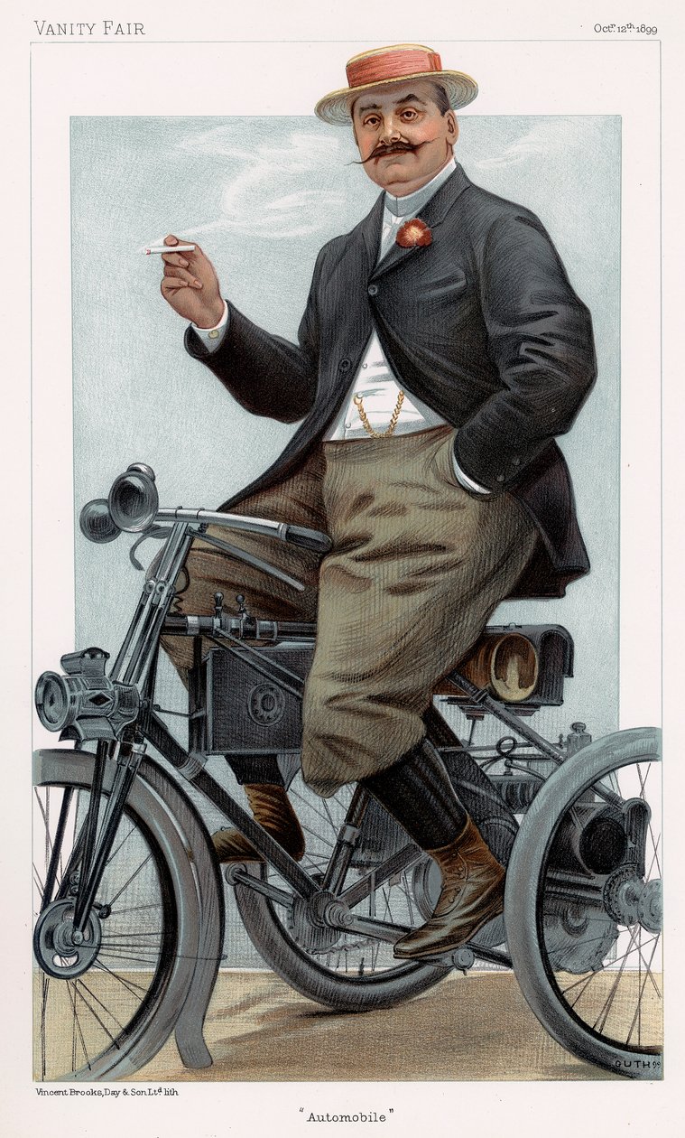 Albert, Comte de Dion, fransk ingeniør, 1899 av Unbekannt