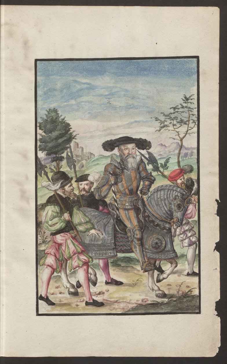 Albert, hertug av Preussen Fra: Kriegsordnung, 1555 av Unbekannt