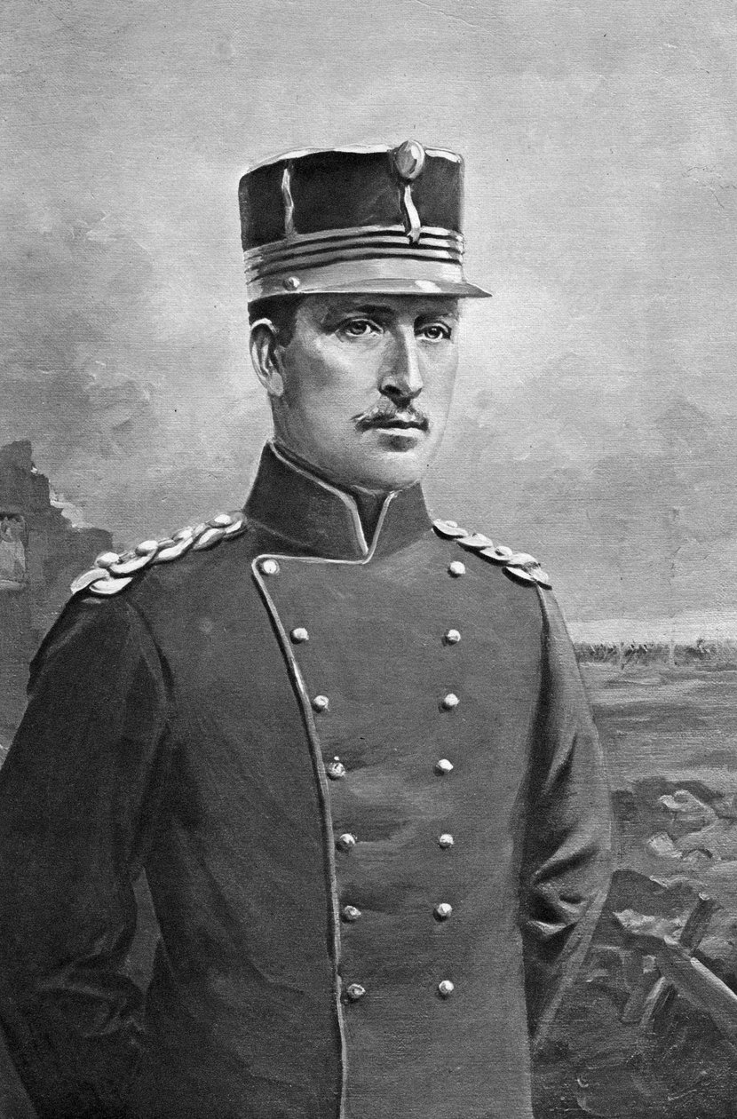 Albert I, kongen av belgierne, sent på 1800- og begynnelsen av 1900-tallet av Unbekannt