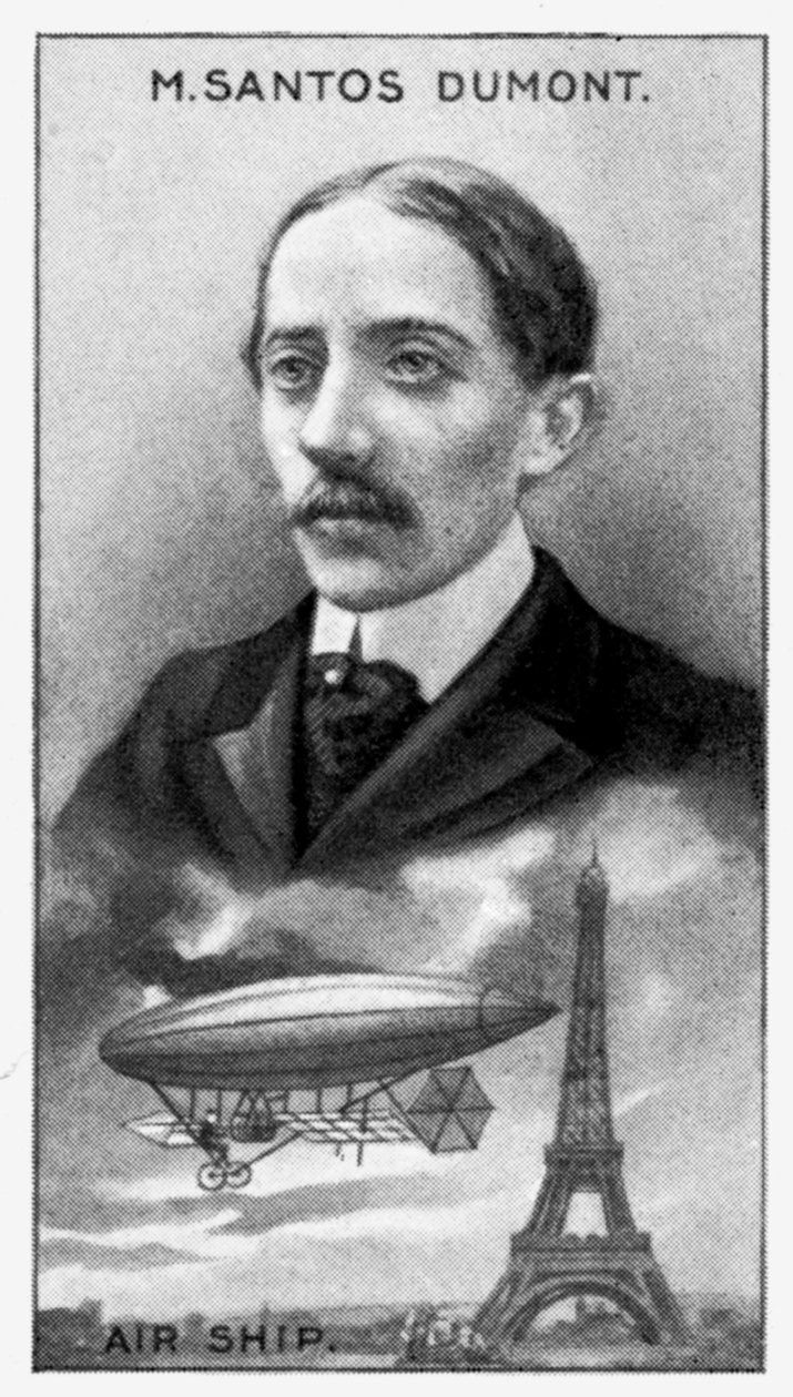 Alberto Santos-Dumont, brasiliansk pioner innen luftfart, c1924 av Unbekannt