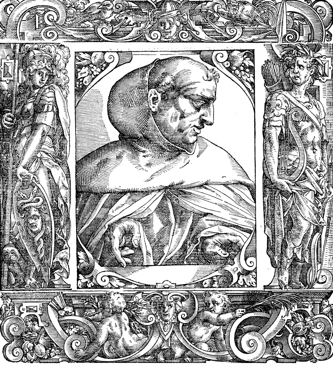 Albertus Magnus c1200-1280 tyskfødt dominikanermunk, 1500-tallet av Unbekannt