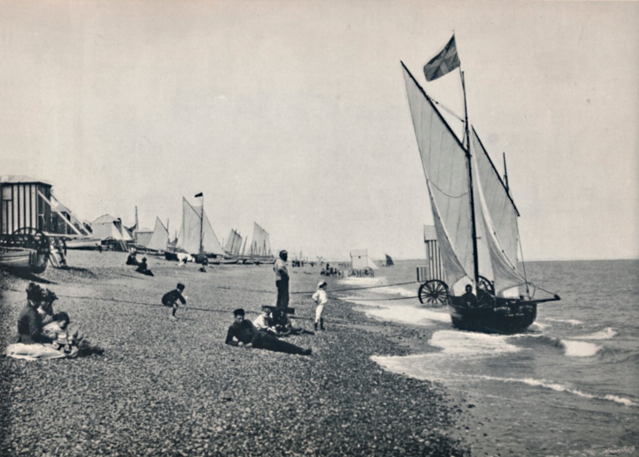 Aldeburgh - The Beach, 1895 av Unbekannt