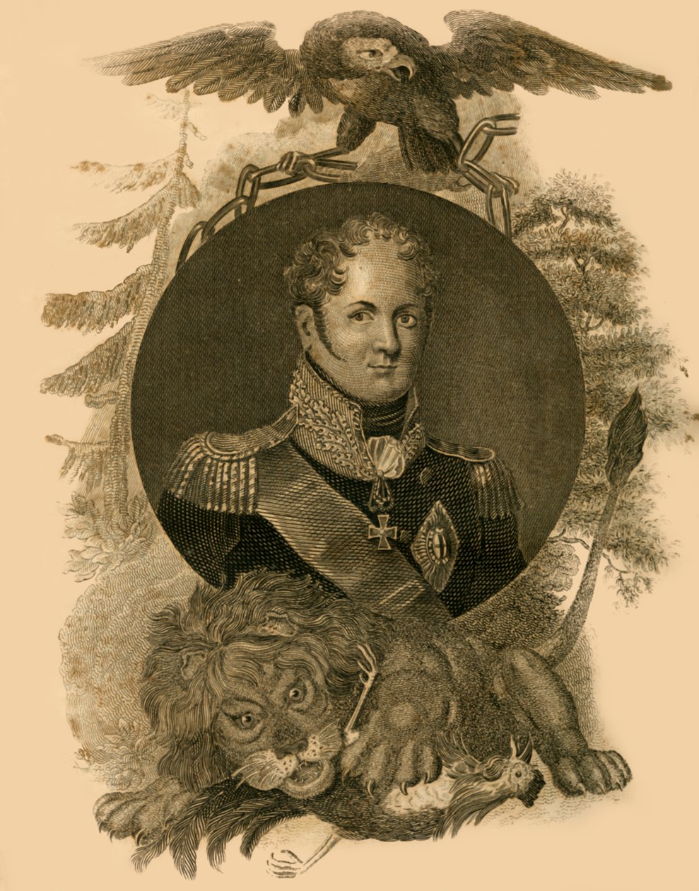 Alexander, keiser av Russland, 1777-1825, 1816. av Unbekannt
