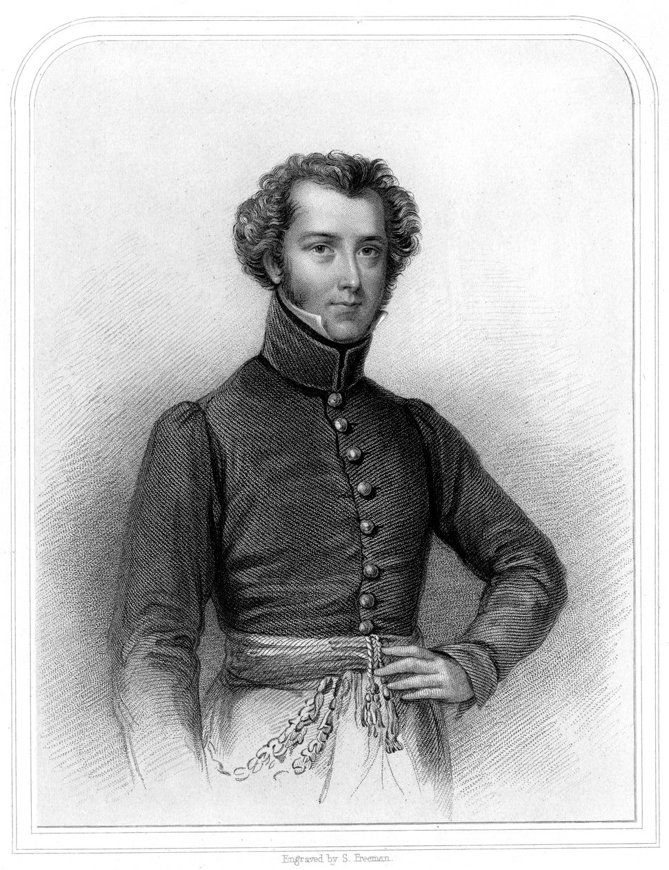 Alexander Gordon Laing, skotsk oppdagelsesreisende av Vest-Afrika, 1870 av Unbekannt