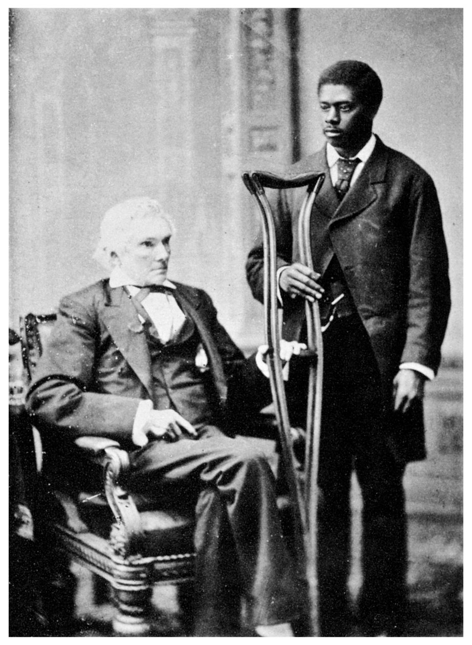 Alexander H Stephens , amerikansk politiker og en tjener, ca 1870-tallet 1955 av Unbekannt