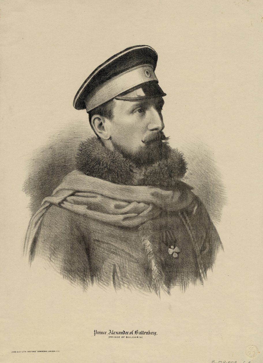 Alexander Joseph 1857-1893, prins av Bulgaria, 1880 av Unbekannt