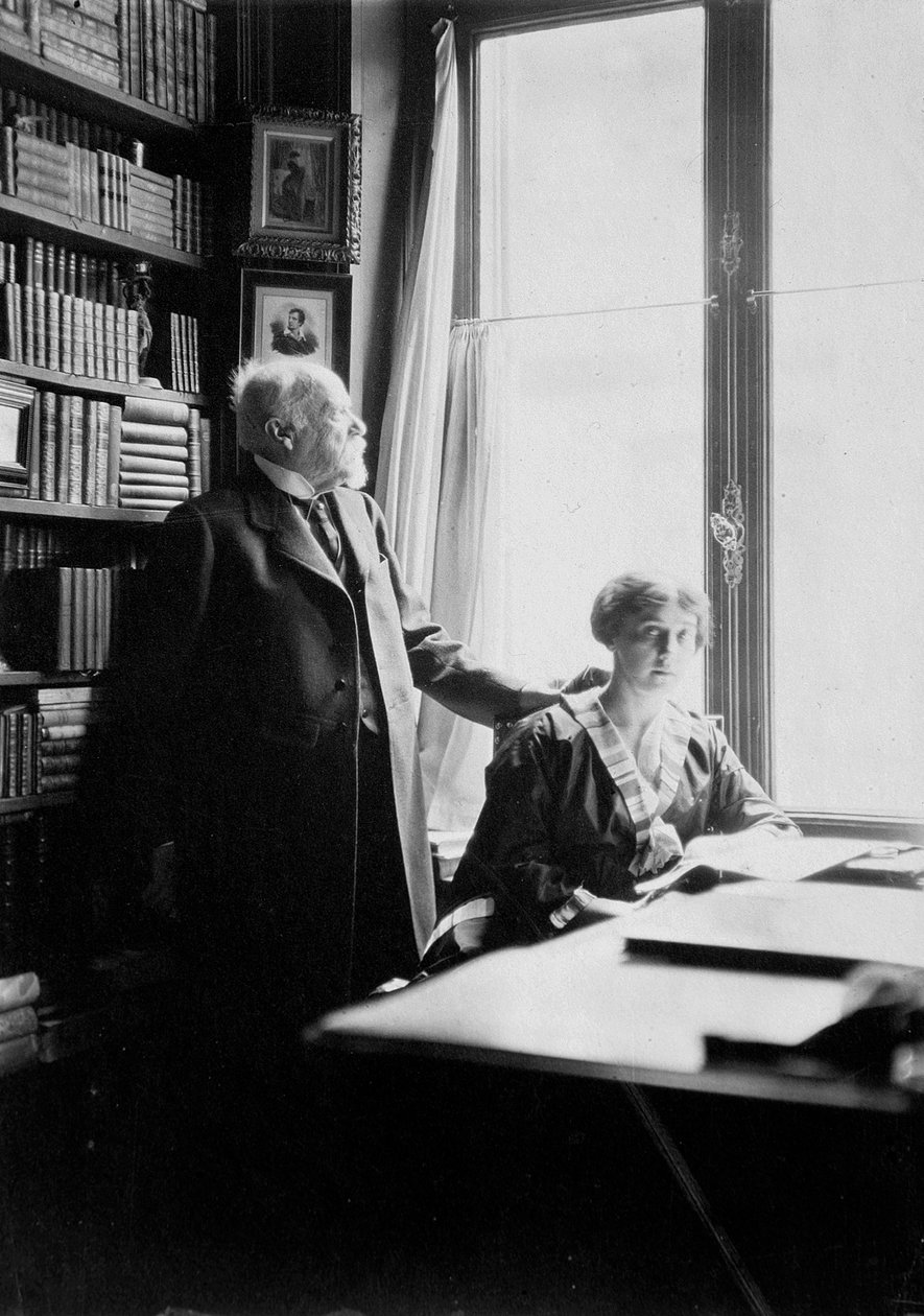 Alexander Onegin, russisk forfatter og historiker, og ballerina Tamara Karsavina, tidlig på 1900-tallet. av Unbekannt
