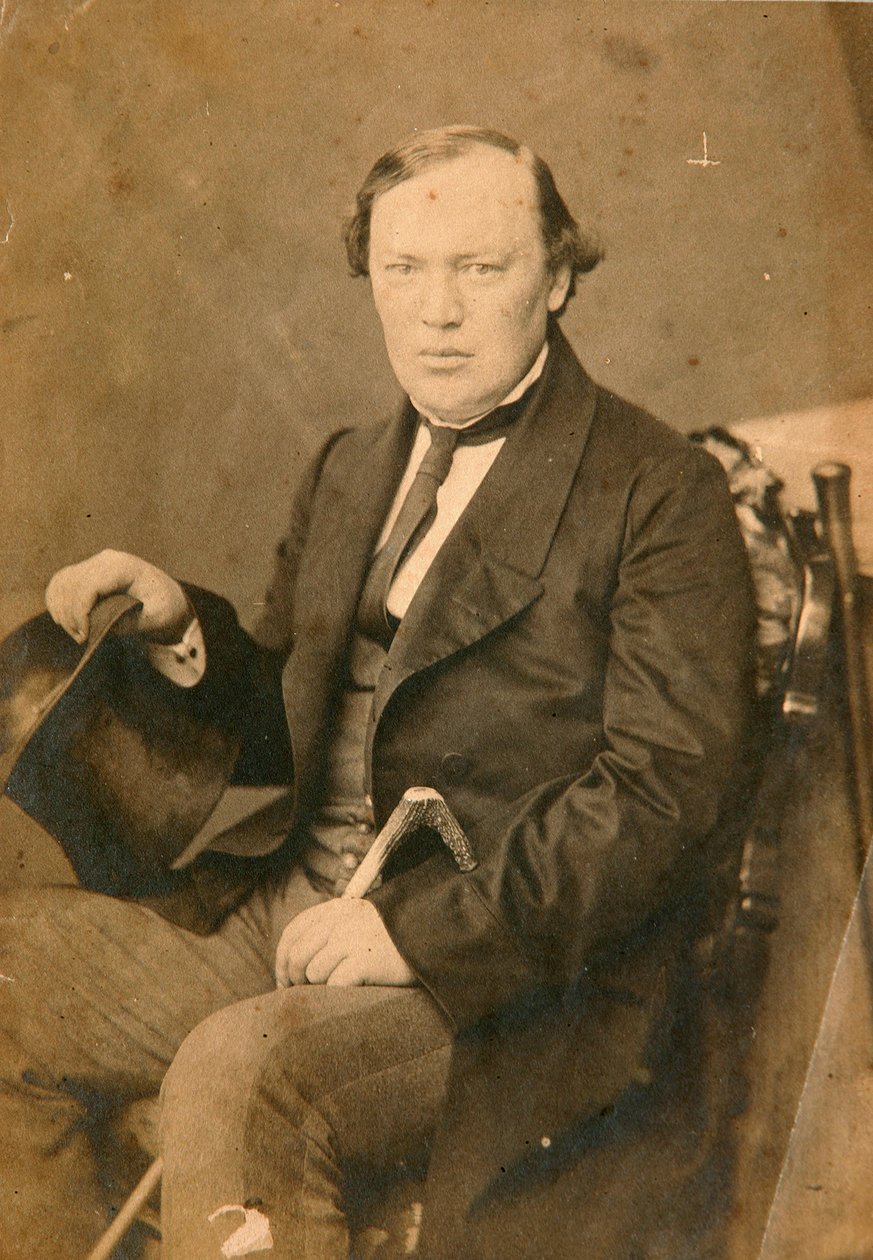 Alexander Ostrovsky , russisk dramatiker, sent på 1850-tallet av Unbekannt