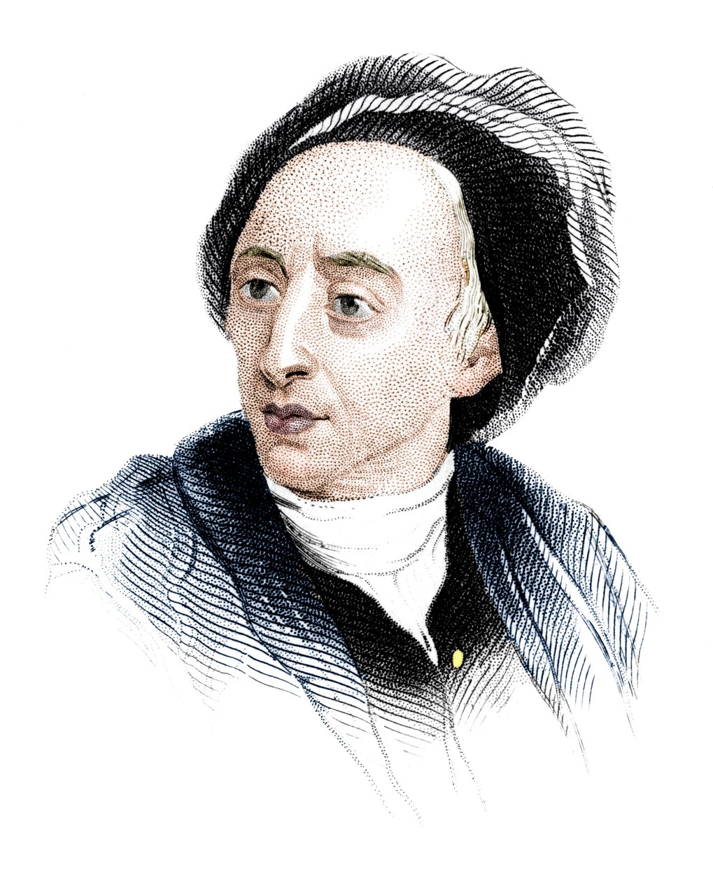 Alexander Pope, engelsk poet fra det tidlige attende århundre, ca 1850 av Unbekannt