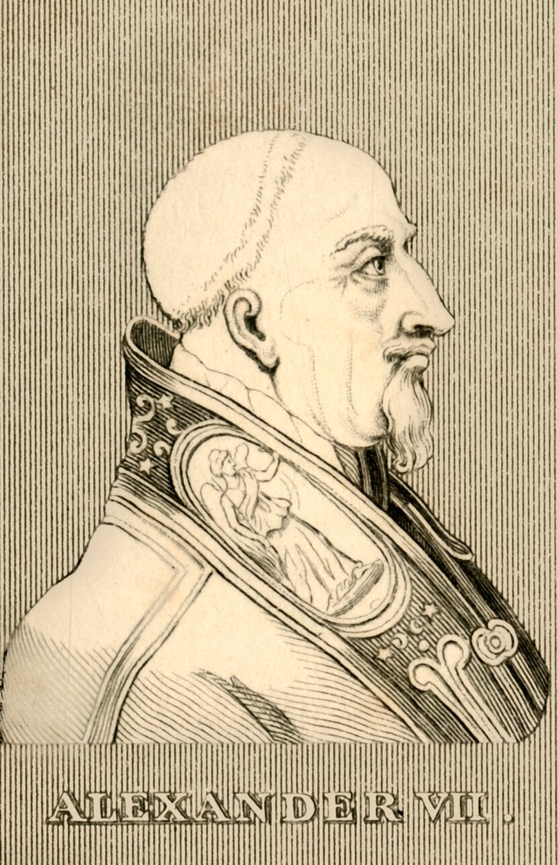 Alexander VII, 1599-1667, 1830. av Unbekannt