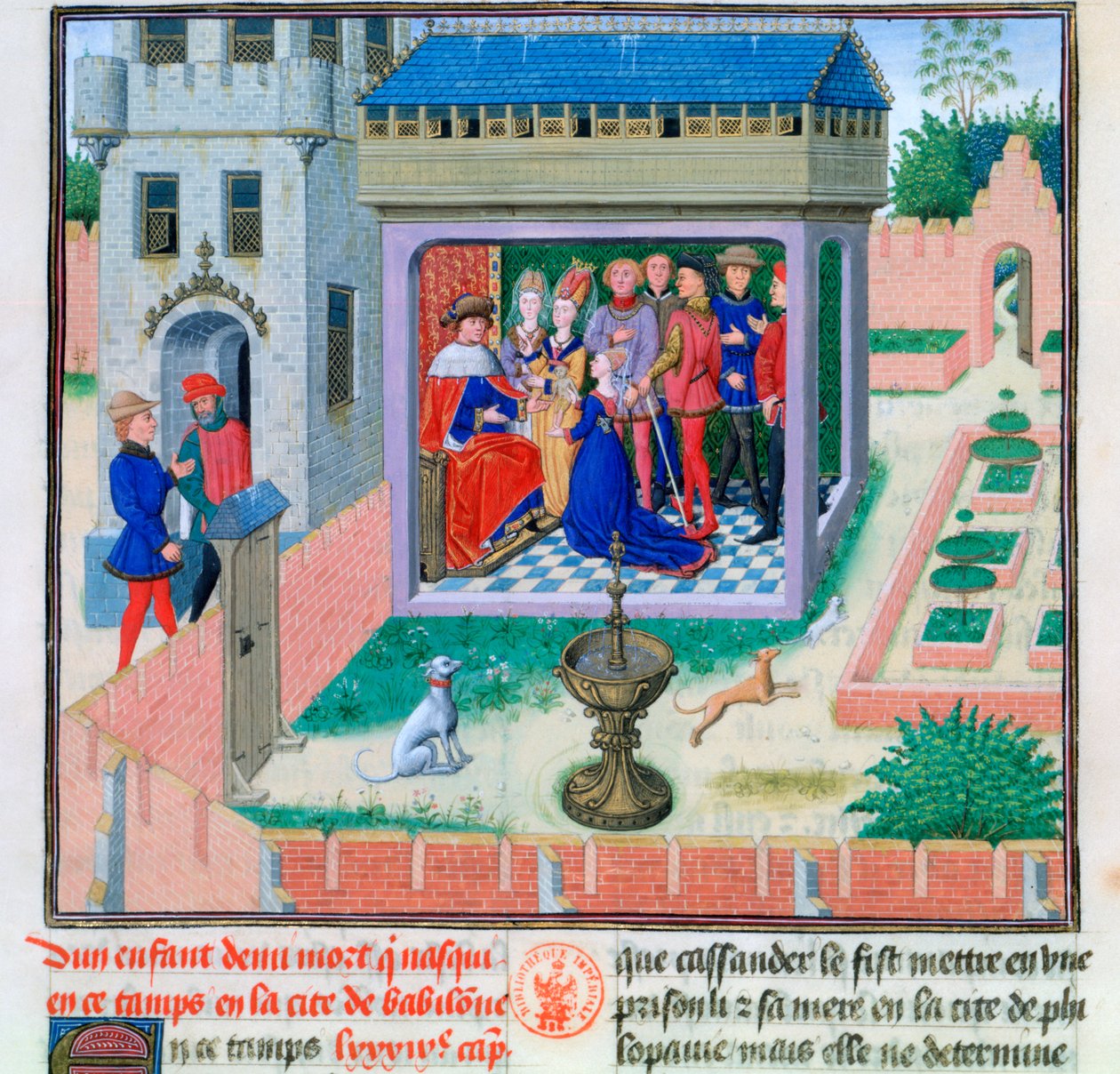 Alexander den store, 1400-tallet av Unbekannt