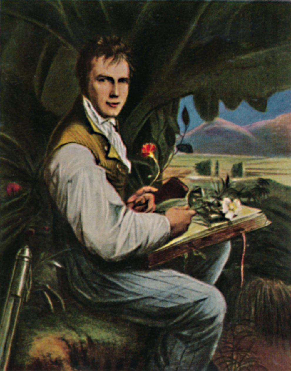 Alexander von Humboldt 1769-1859. - Maleri av Weitsch, 1934. av Unbekannt