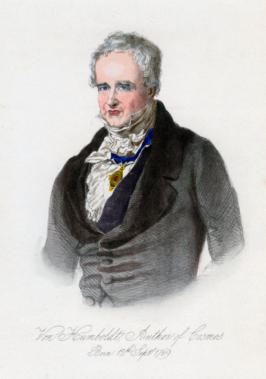 Alexander von Humboldt , prøyssisk naturforsker og oppdagelsesreisende, 1800-tallet av Unbekannt