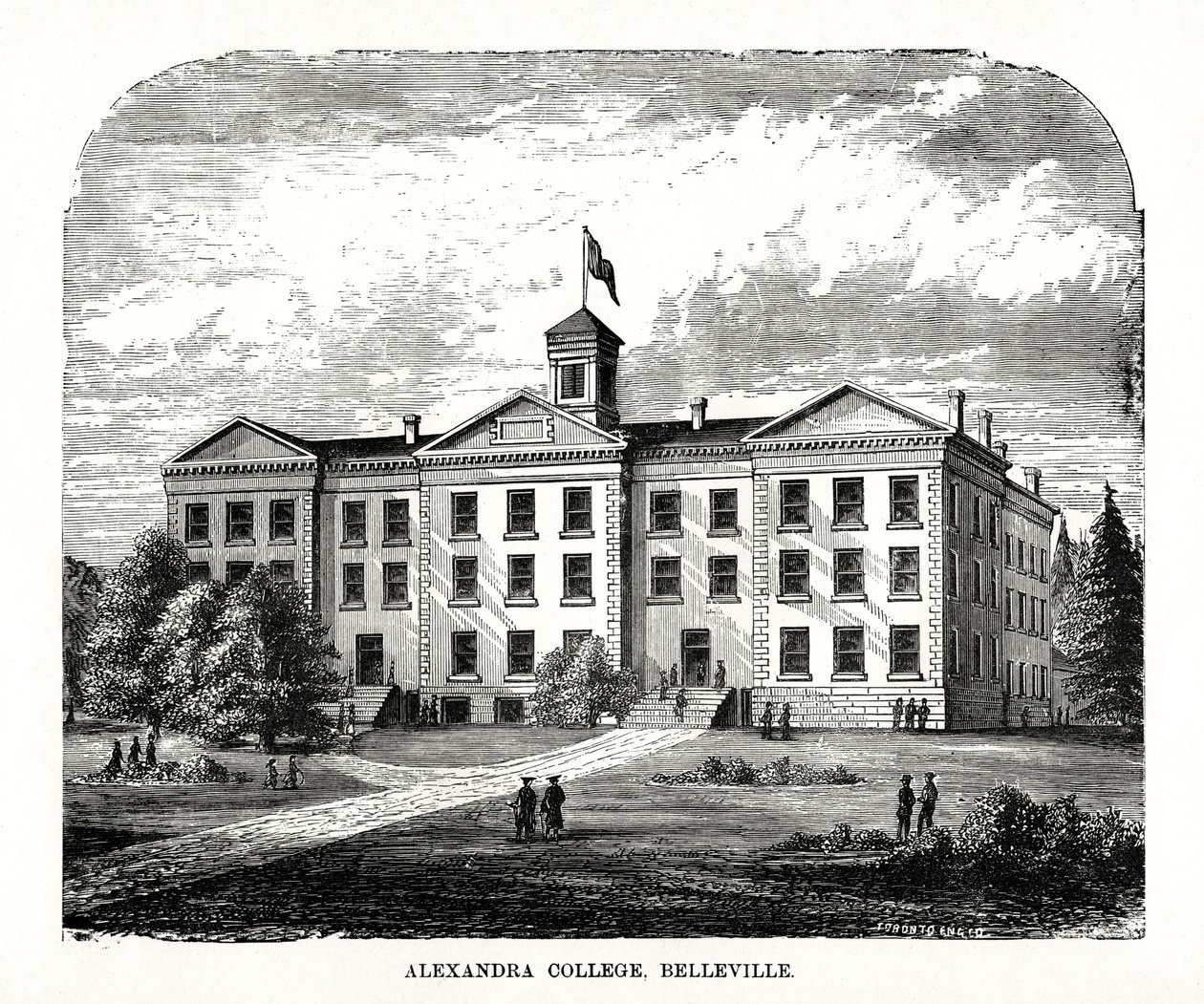 Alexandra College, Belleville, Ontario, Canada, 1800-tallet av Unbekannt
