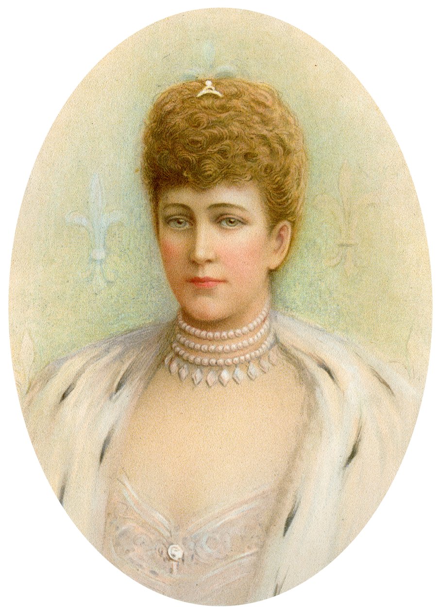 Alexandra, dronningkonsort av kong Edward VII av Storbritannia, 1905 av Unbekannt