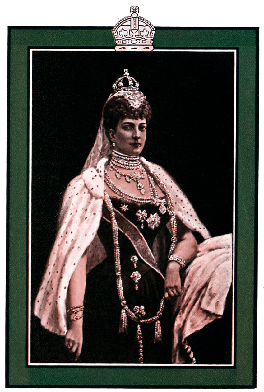 Alexandra av Danmark 1844-1925, dronningkonsort til kong Edward VII, 1902-1903 av Unbekannt