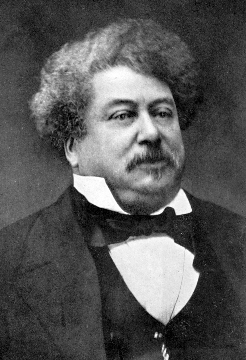 Alexandre Dumas , fransk forfatter fra 1800-tallet, 1902 av Unbekannt