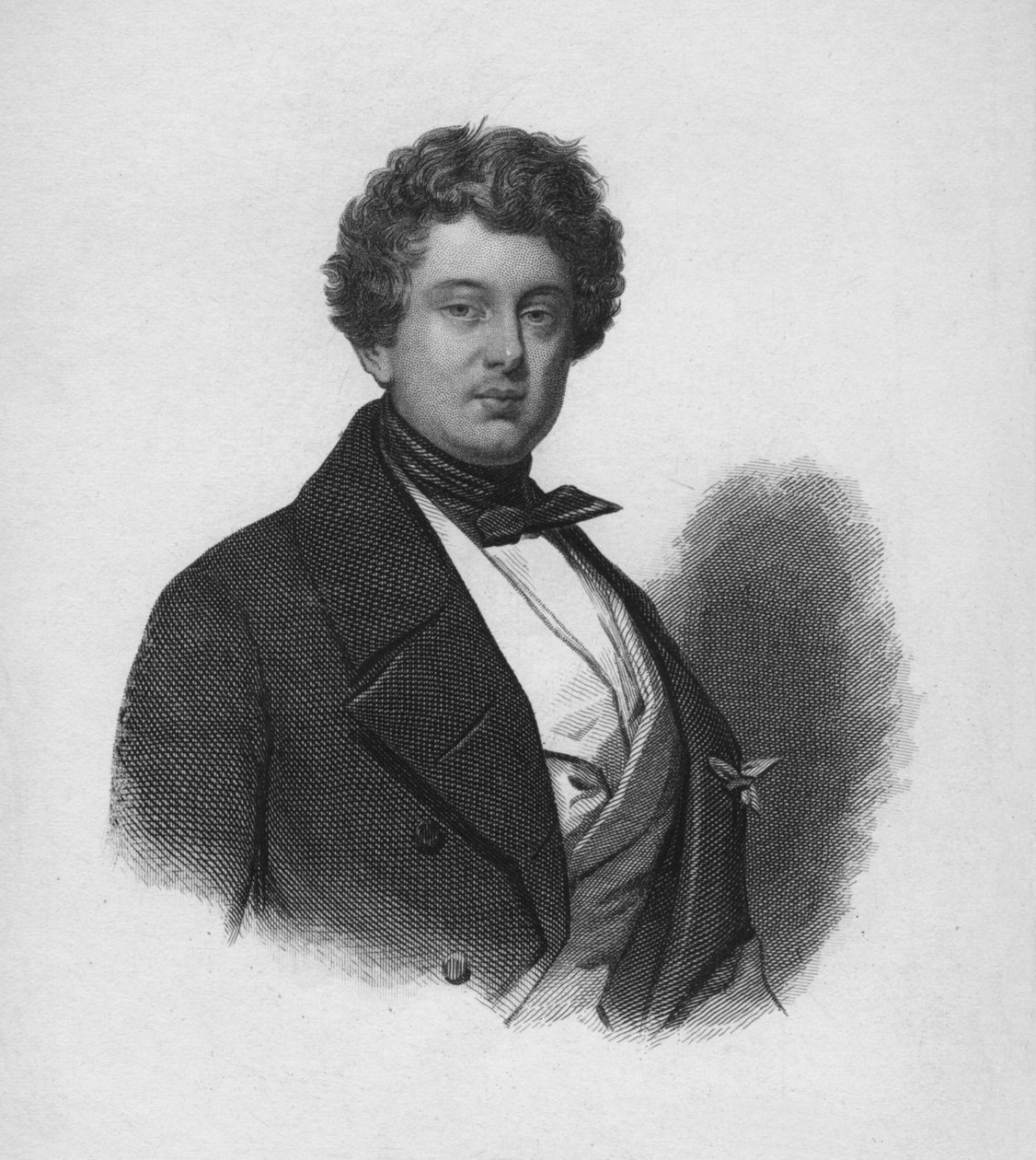 Alexandre Dumas, ca 1850-tallet av Unbekannt