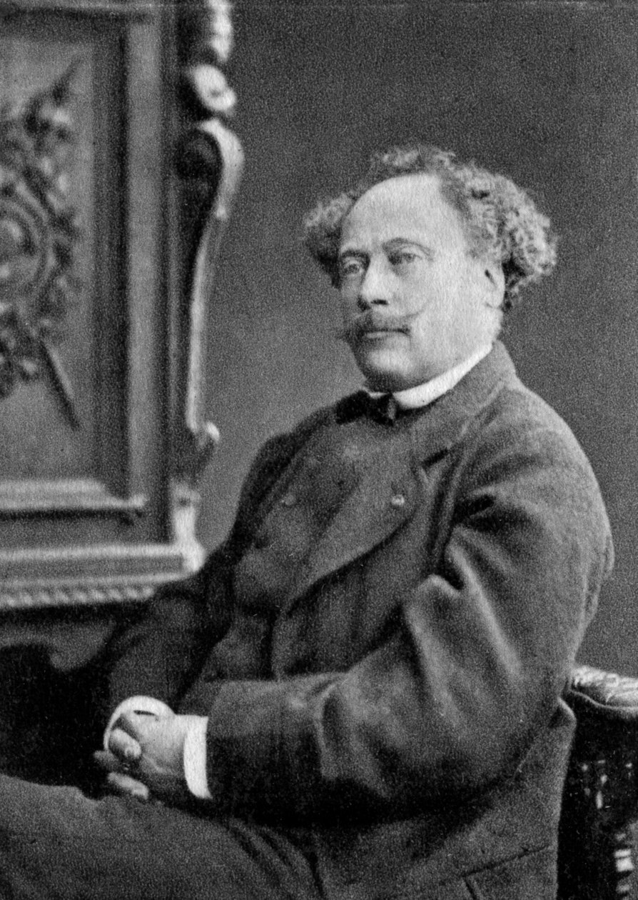 Alexandre Dumas den yngre , fransk dramatiker og romanforfatter, 1884 av Unbekannt