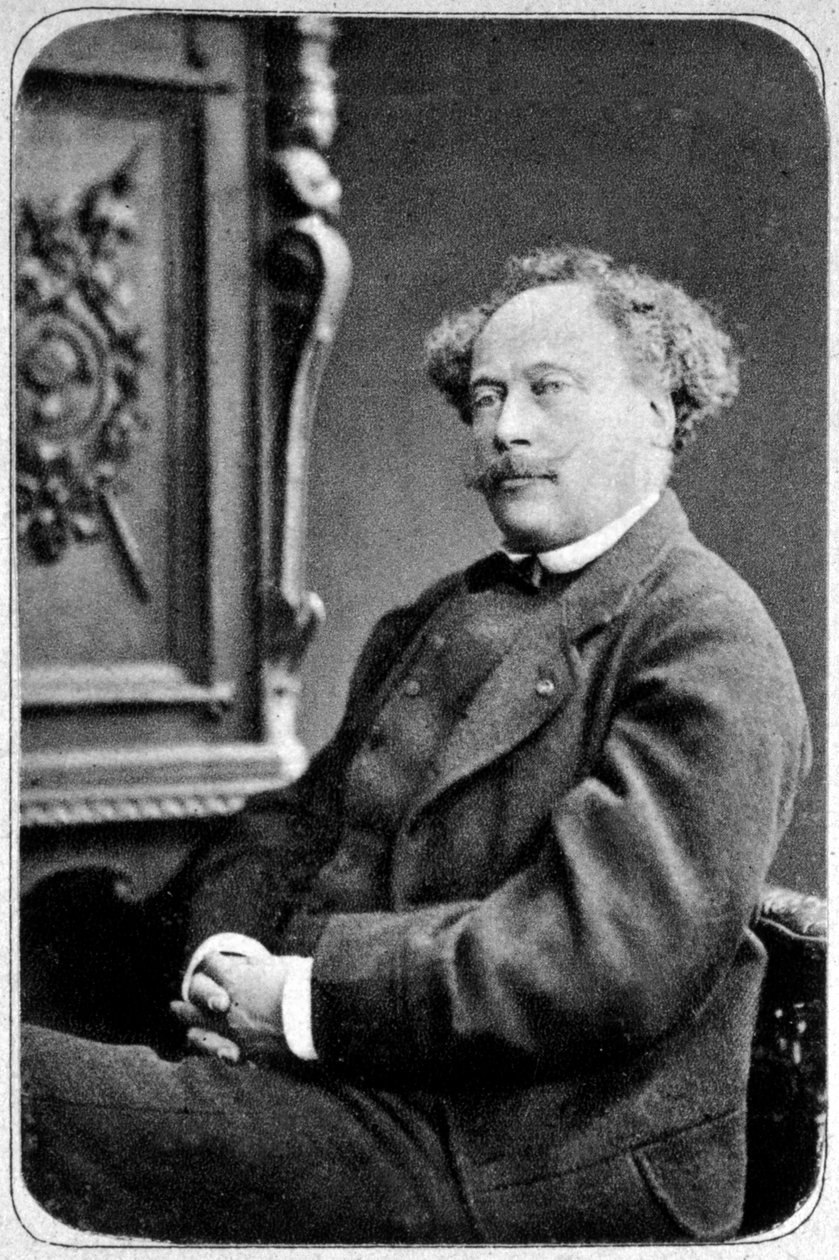 Alexandre Dumas den yngre , fransk forfatter, c1865-1895 av Unbekannt