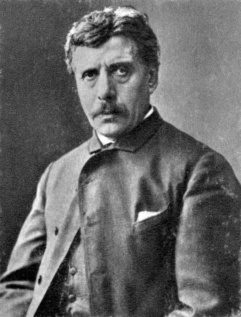 Alexandre Falguiere , fransk billedhugger og maler, 1890 av Unbekannt