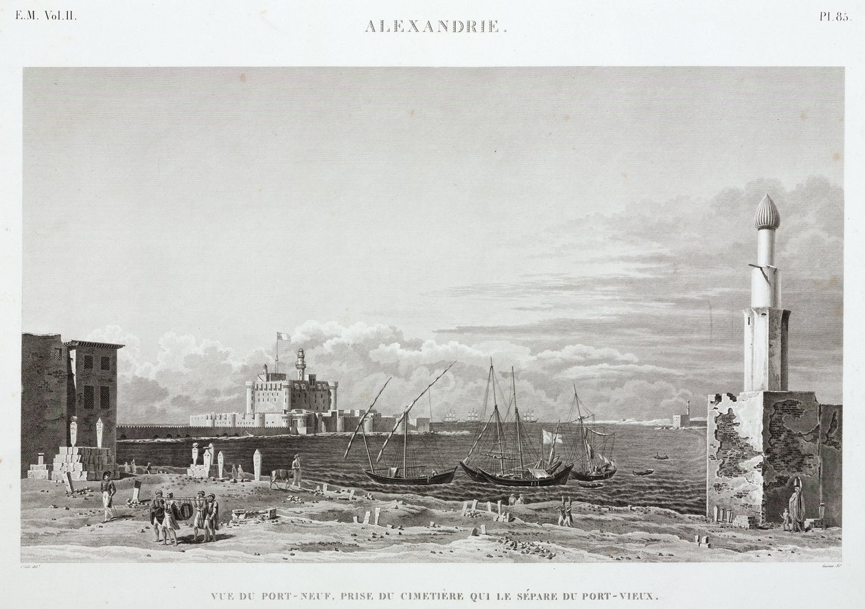 Alexandria, Egypt, ca 1798 av Unbekannt
