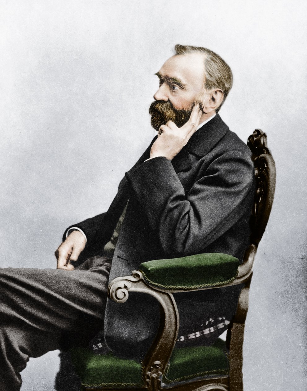 Alfred Bernhard Nobel, ca 1880-tallet av Unbekannt