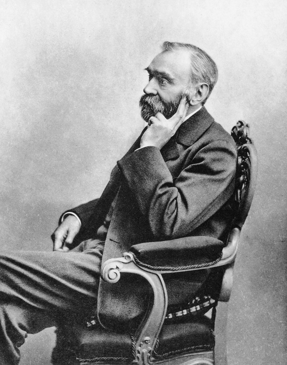Alfred Bernhard Nobel, ca 1880-tallet av Unbekannt
