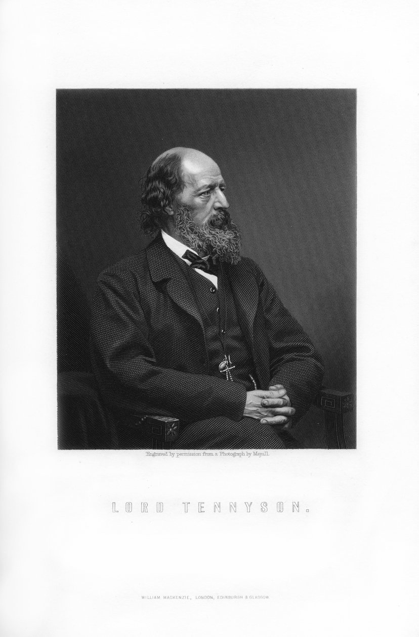 Alfred Tennyson, 1. baron Tennyson, poetprisvinner i Storbritannia, 1899 av Unbekannt