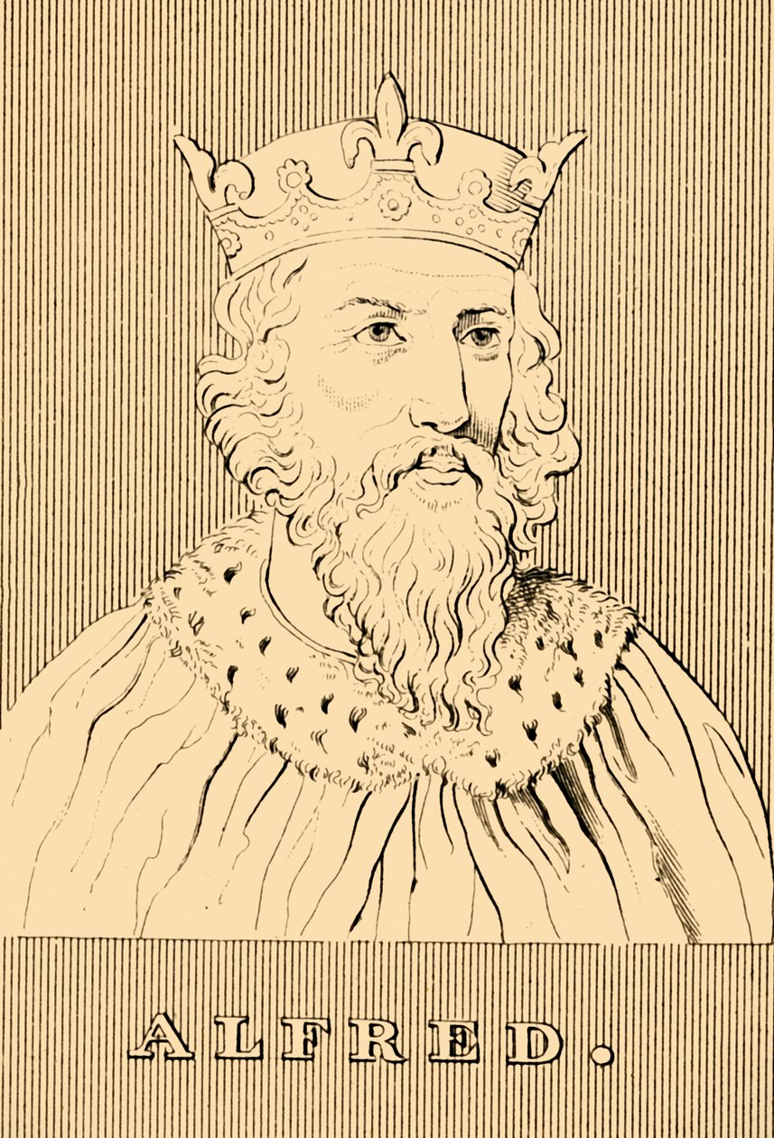 Alfred, c847-899, 1830. av Unbekannt