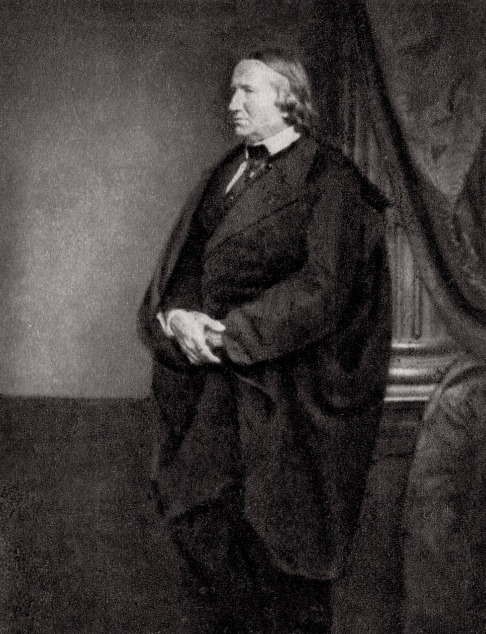 Alfred de Vigny , fransk poet, dramatiker og romanforfatter, 1862 av Unbekannt
