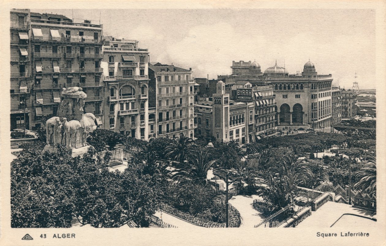 Alger - Square Laferriere, c1930 av Unbekannt